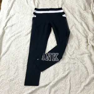 👟 PINK Laser Cut High Waisted Ultimate Leggings with Pockets